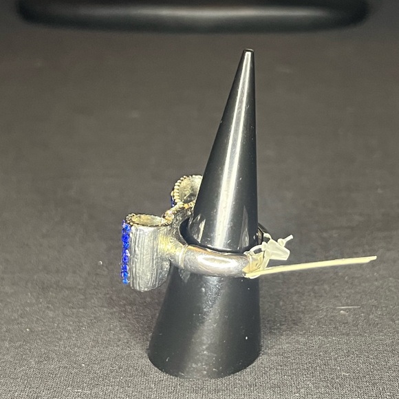 Elegant Blue and Multicolor Bow Hair Clips - Picture 5 of 8